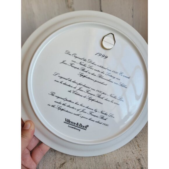 Villieroy Boch Camellia birro rose plate flower vintage home decor kitchen - Picture 5 of 8